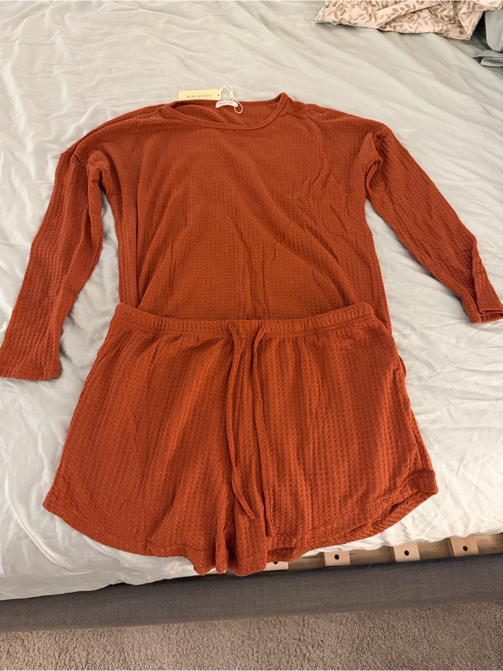 Fall vibe Ekouaer Womens Waffle Knit Pajama sets